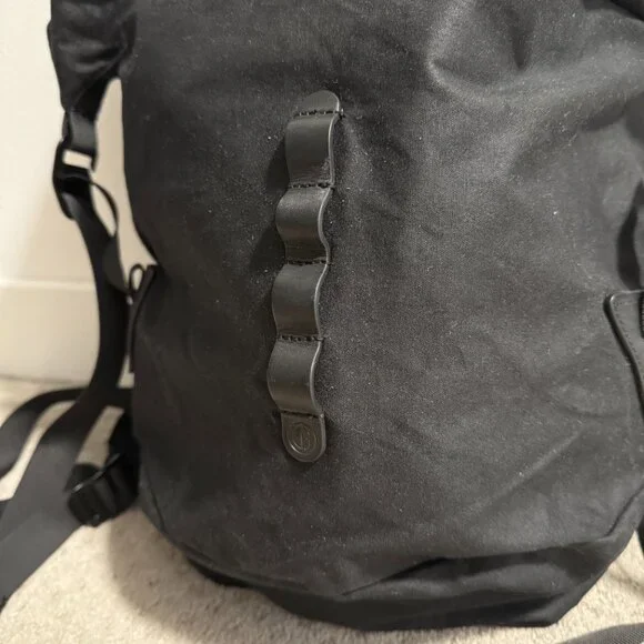 Tanner Goods Roll Top Lite Backpack, Black